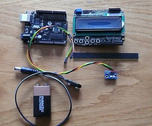 Arduino Atmospheric Tape Measure/ MS5611 GY63 GY86 Demonstration