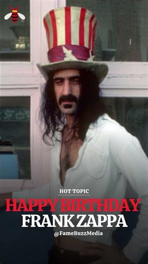 Frank Zappa's Birthday: The Genius Behind the Hat #FrankZappa #MusicLegend