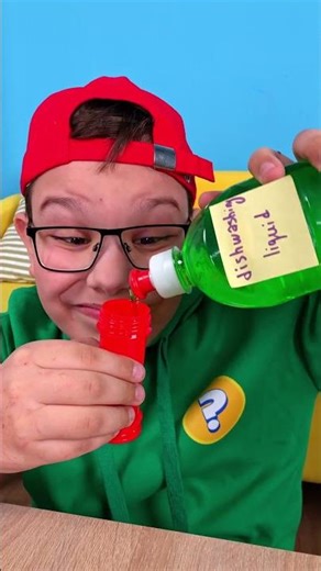 🌈 Magical Bubble Potion You Can Make at Home! #shorts #funforkids