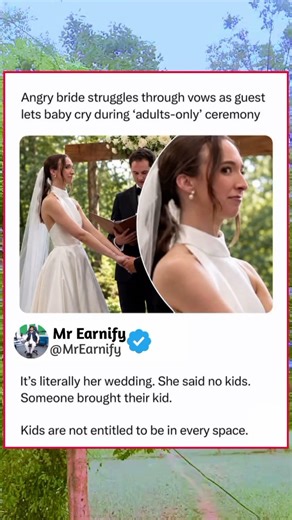 "Angry Bride Ruins Her Own Vows Because of a Crying Baby 😡 Wedding Drama"