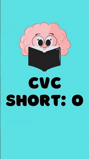 Learn CVC Words with Short 'O' Sound! #cvc #cvcwords #phonicsforkids #phonics #shorts
