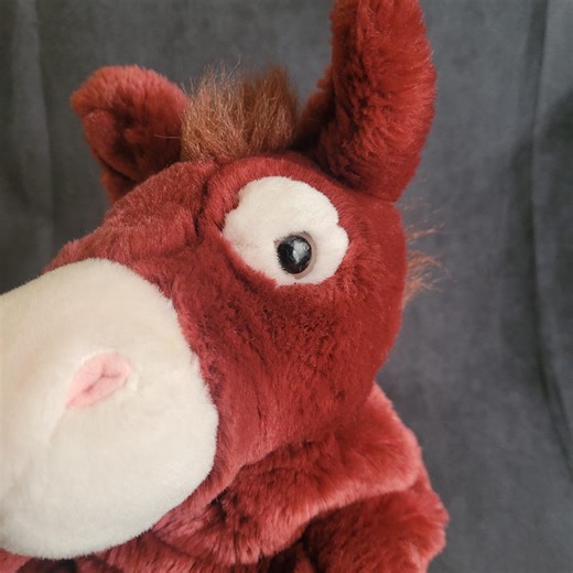 DONKEY Full Body Handpuppet Plush Stuffed Animal - Etsy
