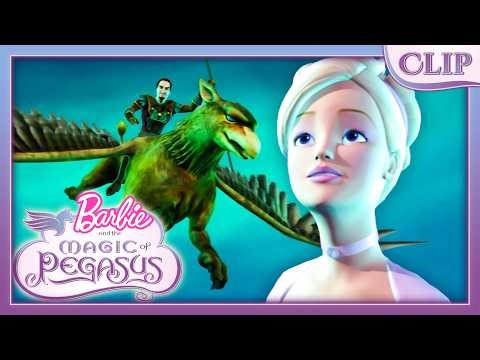An Evil Sorcerer Appears! | Barbie & The Magic of Pegasus | Movie Clip