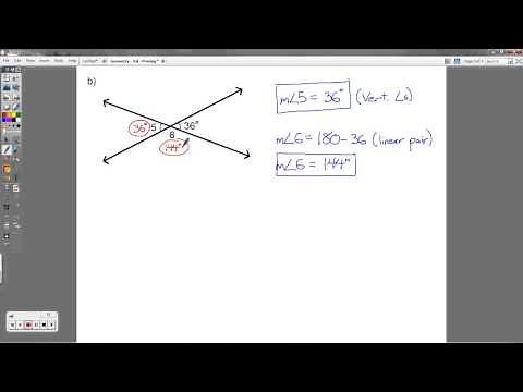 Geometry - 2.8 - Proving Angle Relationships