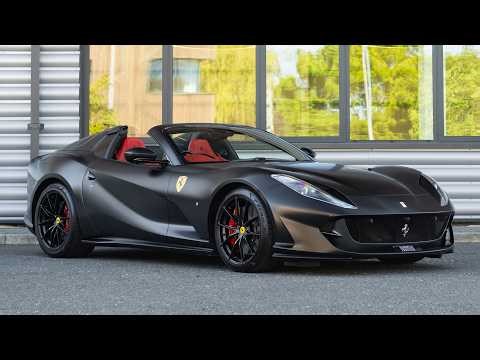 2022 Ferrari 812 GTS - Nero Daytona (Satin PPF) - Walkaround 4K