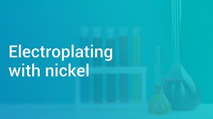 Electroplating with nickel in English | Chemistry Video Lectures
