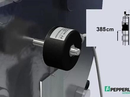 旋转编码器的应用场景之一。#工程机械 #智能制造 #传感器 #编码器