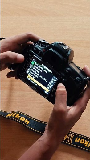 How to change crop mode - DX & FX frame size - Nikon D610 #nikond610 #nikondslr #cameragear #shorts