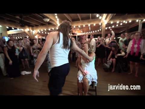 Wedding strip dance.