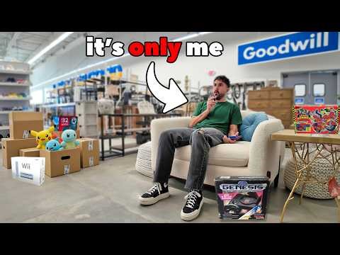 I was FIRST in line at a Goodwill grand opening!!