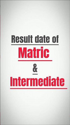 Matric & Intermediate Result Date 2026 | 9th 10th 11th 12th Class Result | Punjab Board Update