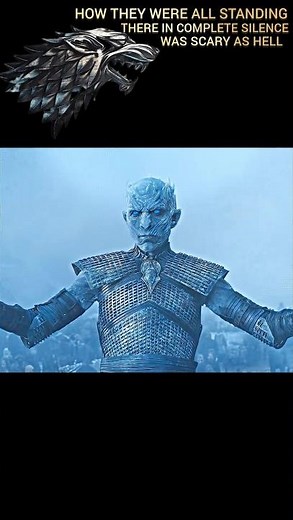 HOW THEY WERE ALL STANDING THERE IN COMPLETE SILENCE WAS SCARY AS HELL👑🥶🔥#shorts #gameofthrones