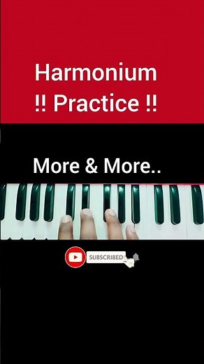 Harmonium Practice | More & More | For Beginners | #shorts #harmonium #tutorial #song
