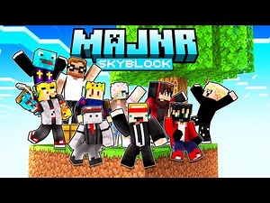 moje první 3 dny na MAJNR Skyblock 🎉✌️