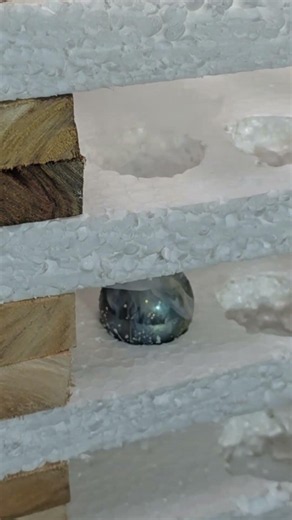 🔥 1000°C Giant Steel Ball ASMR #asmr #satisfying #experiment