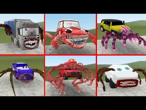 OLD AND NEW UPDATE: TESLA CYBER EATER, MERCEDES G63 EATER, TOYOTA EATER, FROG CAR EATER IN GMOD !!