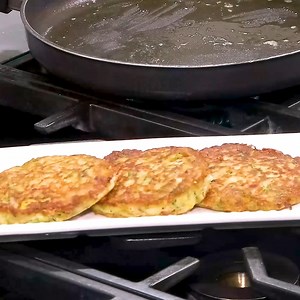How To Make Delicious Zucchini Pancakes | Chef Jean-Pierre