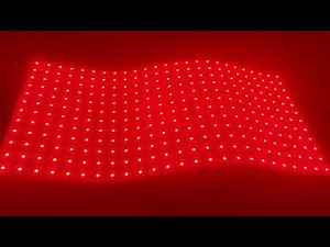 Exemple d'installation et d'utilisation des feuilles LED RGB 24V vendues par Inovatlantic