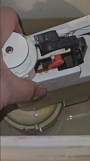 How to remove a toilet standard double flush valve mechanism for repair #diy #plumbing #toilet