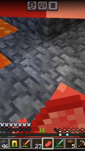 i almost dead😱 #minecraft #shortfeed