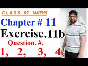 Mathematics of Class 7 || Oxford countdown Mathematics || Chapter11, Exercise. 11b || Q. 01 to Q. 04