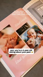 💡 Photo book idea: Create your own bedtime story or adventure book for your children. Using your own memories and photos can help kids learn people's names and faces faster. #momhacks #momsofinstagram #photobook | Mixbook