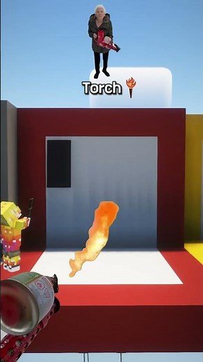 Torchlit Angel Blade in Minecraft Banners 🔥😇⚔️