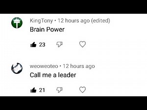 Youtube Community Sings "Brain Power"