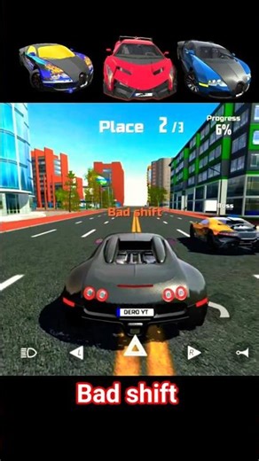 Bugatti 🆚 Lamborghini | Epic Car Race 😱🔥#shorts #trollface #race #funny #bugatti #race #lamborghini