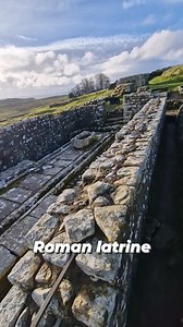 At Housesteads Roman fort on Hadrian's Wall in Northumberland, England, you will find remarkably well preserved Roman toilets. | International Man of History