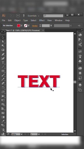#Add_shadow #to_the_text #in_Ai