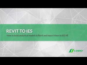 Revit to IES Training Part 1 - Analytical Modeling in Revit