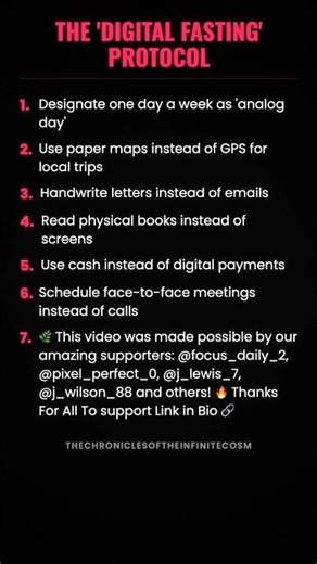 The 'Digital Fasting' Protocol #ad (Verify Info)