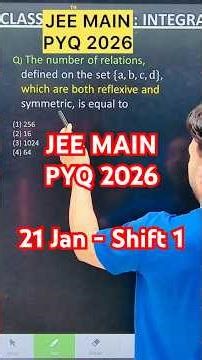 Q) The number of relations defined on the set {a,b,c,d}, which are both reflexive and symmetric,