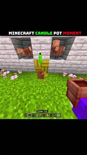 Minecraft Candle Pot Moment