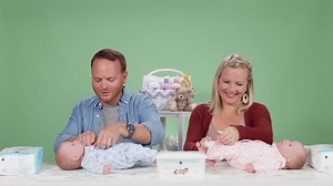 Who will win the Diaper-Changing Race? #ParentLife Brought to you by the Publix Baby Club: http://social.publix.com/zQ4f | Publix