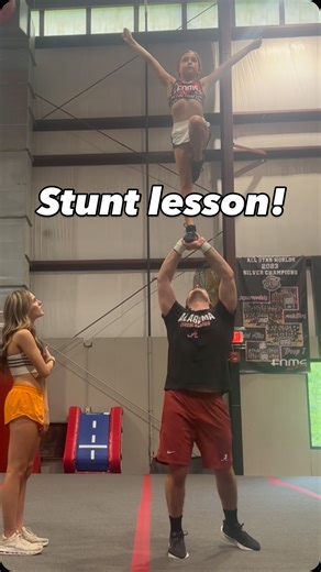 Toss lib and full up with Hadley…. . #cheer #stunt #fyp #viral #lesson #cheerleader #stunting | Johnpodsednik