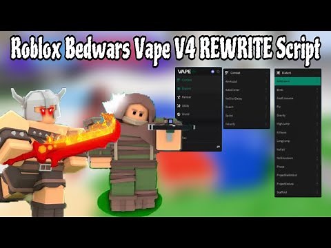 [⚔️ARENA] Roblox BedWars Vape V4 REWRITE Script | KillAura, Reach, Bed breaker, AutoWin, InfiniteFly