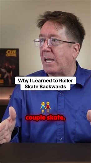 The genius strategy behind mastering backward skating. 🛼
