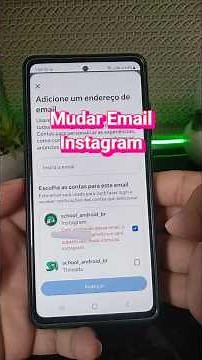 Como trocar o e-mail do Instagram fácil #instagram #app