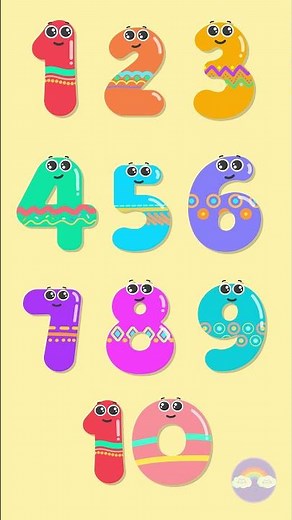 Numbers Song Sing Along! | Numbers for kids #shorts