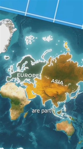 Europe Is Not a Real Continent! | #shorts