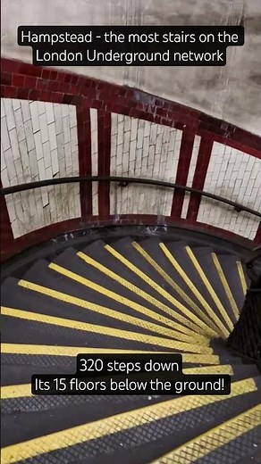 Hampstead - the deepest station on the London Underground