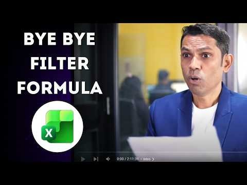 Say Goodbye to Excel FILTER Formula!