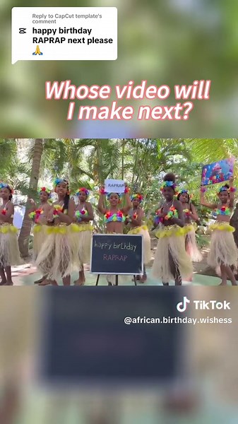 African happy birthday wishes on TikTok