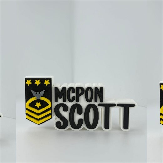 Personalized Navy Master Chief Petty Officer of the Navy Desk Name Plate, MCPON Gift, Master Chief Petty Officer of the Navy Name Plate - Etsy