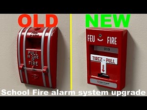 Fire Alarm System Full Upgrade At Elementary School | replacing system | Notifier NFS2-3030 Day 2