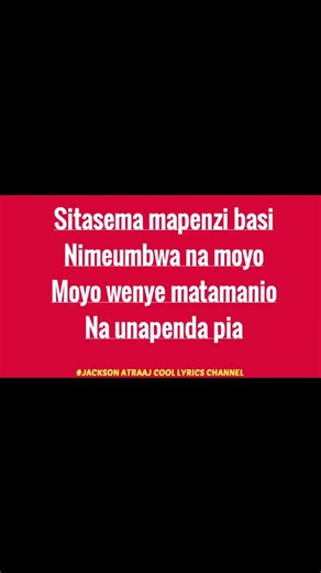 Harmonize Singing Duets: Moyo Wenye Matamanio - Bongo Beats Music