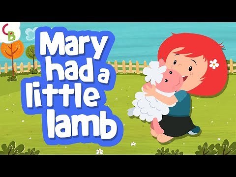 Mary Had A Little Lamb Song With Lyrics - Nursery Rhymes and Children Songs from Cuddle Berries