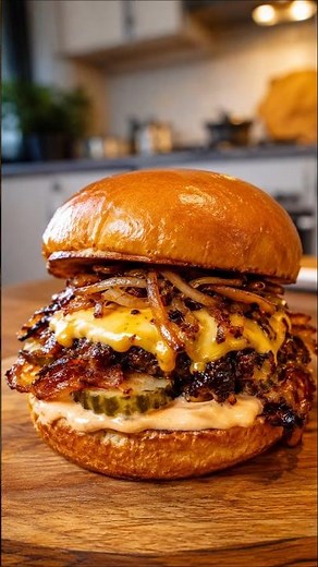 Crispy Onion Smash Burgers 😍